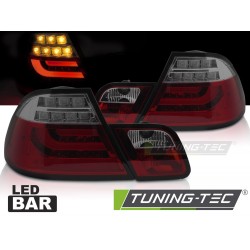 LED TAIL LIGHTS RED SMOKE fits BMW E46 99-03 COUPE