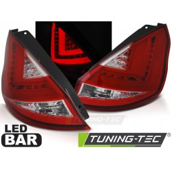 Set Stopuri FORD FIESTA MK7 08-12 HB rosu Led BAR