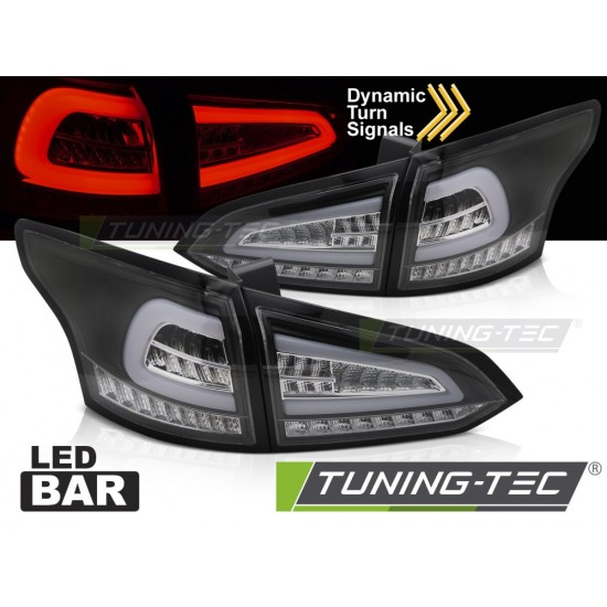 Stopuri led negru SEQ compatibil cu FORD FOCUS MK 3 SW 11-18