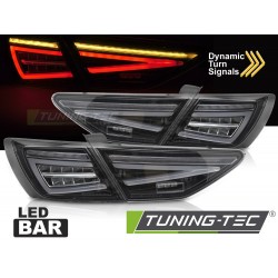 LED TAIL LIGHTS BLACK fits SEAT LEON III 5F 12-20 OEM LED