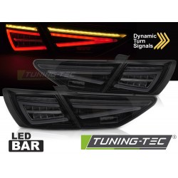 LED TAIL LIGHTS BLACK SMOKE fits SEAT LEON III 5F 12-20 OEM LED