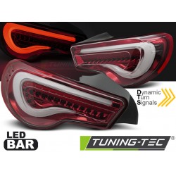Set Stopuri TOYOTA GT86 12-21 Led BAR rosu-alb SEQ