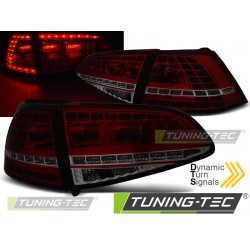 Stopuri led rosu fumuriu SEQ compatibil cu VW GOLF 7 13-17