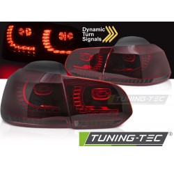 Stopuri led rosu fumuriu SEQ compatibil cu VW GOLF 6 08-13