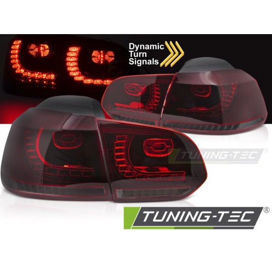Stopuri led rosu fumuriu SEQ compatibil cu VW GOLF 6 08-13