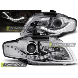 Faruri DAYLIGHT crom compatibil cu AUDI A4 B7 11.04-03.08