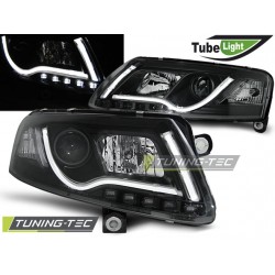 Faruri cu lumina tub negru compatibil cu AUDI A6 C6 04.04-08