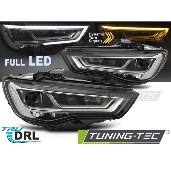Faruri FULL Led SEQ DRL compatibil cu AUDI A3 8V 12-16