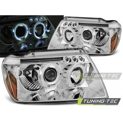 Faruri CHRYSLER JEEP GRAND CHEROKEE 99-05.05 Angel Eyes crom
