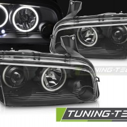 DODGE CHARGER LX 06-10 cu Angel Eyes pe fundal negru