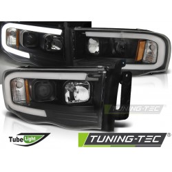 Faruri DODGE RAM 02-06 cu lumina tub negru