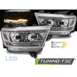 Faruri full Led crom compatibil cu DODGE RAM 19-22