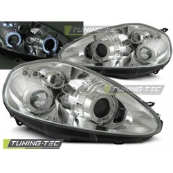 Faruri FIAT GRANDE PUNTO 09.05-08 Angel Eyes crom