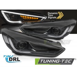 FORD FOCUS MK3 14-18 negru Led DRL