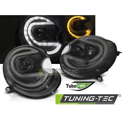 Faruri cu lumina tub negru Led compatibil cu BMW MINI (COOPER) 06-14