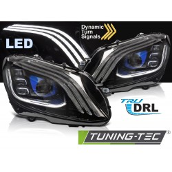FULL Led Faruri negru compatibil cu MERCEDES W205 14-21