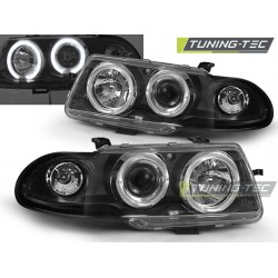 Faruri OPEL ASTRA F 09.91-08.94 Angel Eyes negru