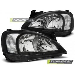 Faruri OPEL CORSA C 11.00-09.06 negru