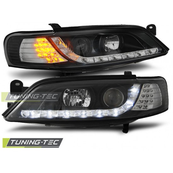 Faruri OPEL VECTRA B 11.96-12.98 DAYLIGHT negru Led INDICATOR