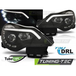 Faruri OPEL CORSA D 11-14  DRL negru