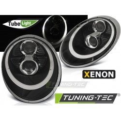 Faruri cu Xenon cu lumina tub negru compatibil cu PORSCHE 911 (997) 04-09