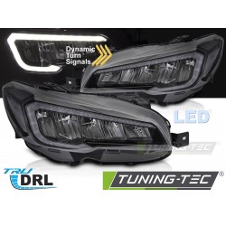 FaruriTube Led negru compatibil cu SUBARU WRX 14-22
