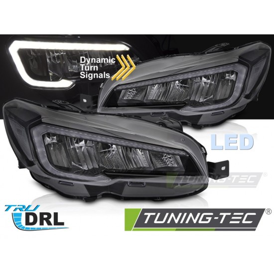 FaruriTube Led negru compatibil cu SUBARU WRX 14-22
