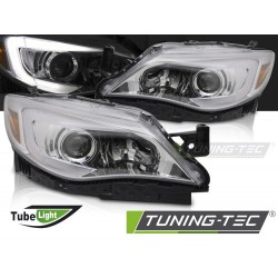 Faruri cu lumina tub crom compatibil cu SUBARU WRX 14-17