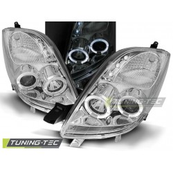 Faruri TOYOTA YARIS 06-09 Angel Eyes crom