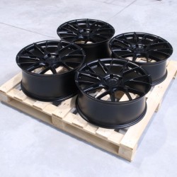 Set jante aliaj  JR42 20x8,5 + 20x9 ET43 5x120 Matt Negru