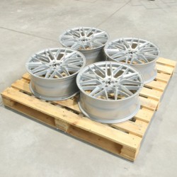 Set jante aliaj  JR28 18x7,5 ET30 +  ET35 5x100 Gloss Argintiu