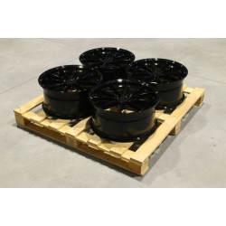 Set jante aliaj  JR37 19x8,5 ET35 5x112 Negru Lucios