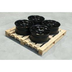 Set jante aliaj  SL01 17x7 ET35 + ET40 5x100 Matt Negru