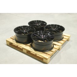 Set jante aliaj  JR25 19x8,5 ET35 5x114,3 Negru Lucios