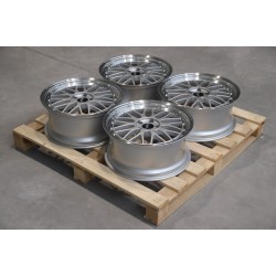 Set jante aliaj  JR23 19x8,5 ET35 5x112 Hyper Argintiu w/Buza polisata