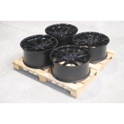 Set jante aliaj  JR44 21x9,5 ET35 + 21x10,5 ET30 5x112 Negru Lucios