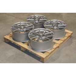 Janta aliaj Set of JR30 20x8,5 ET35 5x114,3 Silver Machined Face