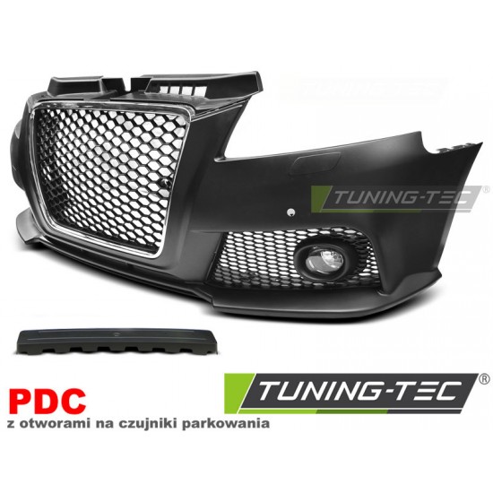 Bara fata sport Negru-Crom PDC compatibil cu AUDI A3 08-12