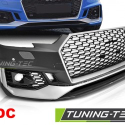 Bara fata sport SILVER negru PDC compatibil cu AUDI A4 B9 08.15-19