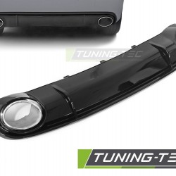 Difuzor bara spate O singura iesire Negru lucios sport STYLE compatibil cu AUDI A4 B8 08-11